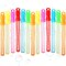 24 Pack 10’’ Mid Bubble Wands Assortment, 6 Colors Bubble Wands 3 OZ Party Favors Kids Summer Toys
